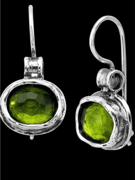 Silpada Jewelry - Silpada Silver Green Quartz Earrings 925 Sterling Silver